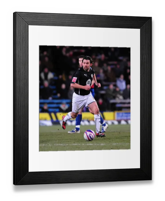 Framed Print : Paul Hartley of Bristol City in Action against Crystal Palace, Championship Clash at Selhurst Park Stadium (09 / 03 / 2010)