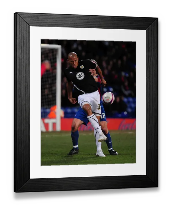 Framed Print : Chris Iwelumo's Determined Performance: Crystal Palace vs. Bristol City, Championship 2010