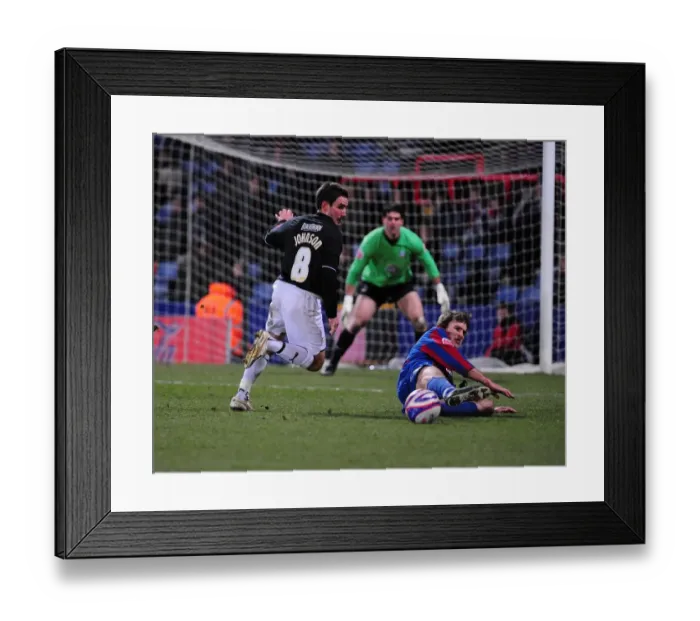 Framed Print : Intense Championship Showdown: Johnson vs. Lawrence - Crystal Palace vs. Bristol City, 09 / 03 / 2010