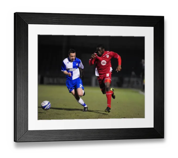 Framed Print : Bristol Rivalry: Season 09-10 - Bristol City vs. Bristol Rovers