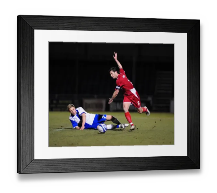 Framed Print : Bristol Rivalry: A Clash of Football Pride - Season 09-10: Bristol City vs. Bristol Rovers