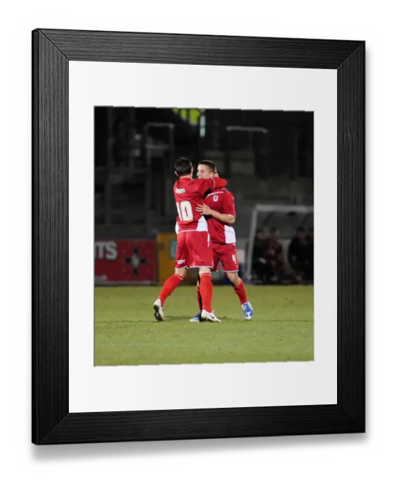 Framed Print : Bristol Derby: Season 09-10 - Bristol City vs. Bristol Rovers
