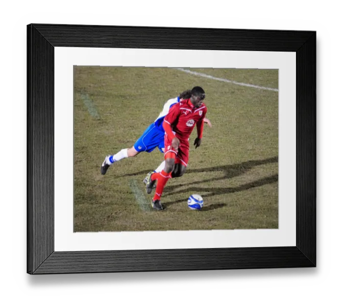 Framed Print : Bristol Derby: Season 09-10 - Bristol City vs. Bristol Rovers