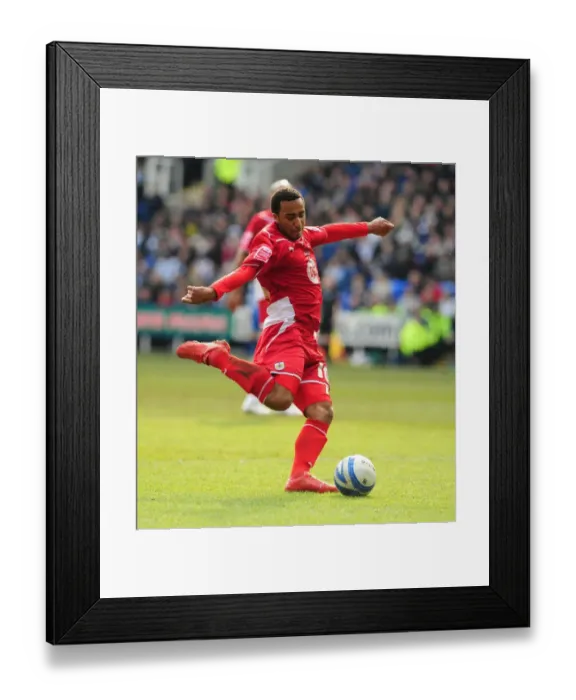 Framed Print : Nicky Maynard's Championship Goal: Reading vs. Bristol City, March 13, 2010