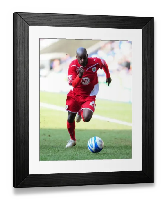 Framed Print : Jamal Campbell-Ryce in Action: Championship Showdown at Reading's Madejski Stadium (Bristol City vs. Reading, 2010) Framed Print : Jamal Campbell-Ryce in Action: Championship Showdown at Reading's Madejski Stadium (Bristol City vs. Reading, 2010)