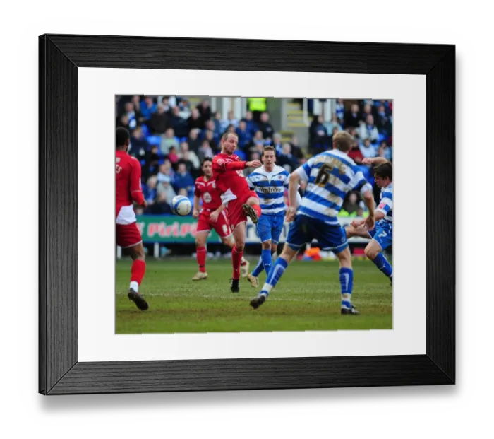 Framed Print : Louis Carey's Shot at Madejski Stadium: Reading vs. Bristol City, Championship Match, 13 / 03 / 2010 Framed Print : Louis Carey's Shot at Madejski Stadium: Reading vs. Bristol City, Championship Match, 13 / 03 / 2010