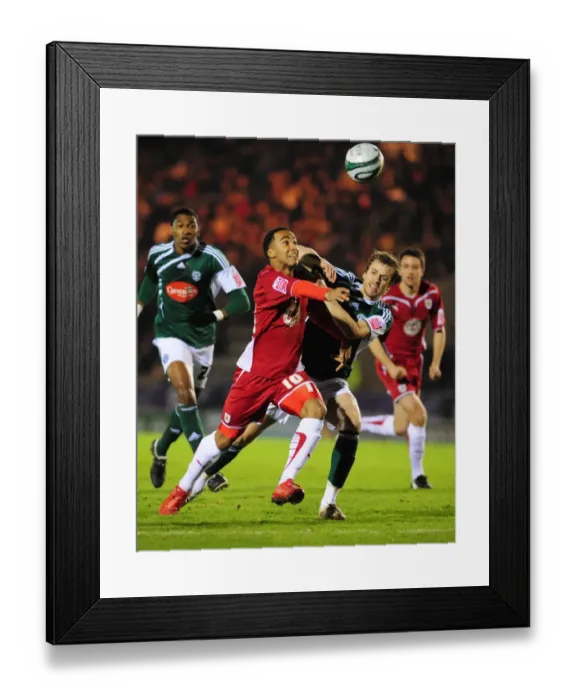 Framed Print : Plymouth Argyle v Bristol City 160310 Framed Print : Plymouth Argyle v Bristol City 160310
