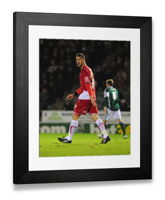 Framed Print : Bristol City's Stefan Maierhofer in Action against Plymouth Argyle, Championship Match, Home Park, 16th March 2010 Framed Print : Bristol City's Stefan Maierhofer in Action against Plymouth Argyle, Championship Match, Home Park, 16th March 2010
