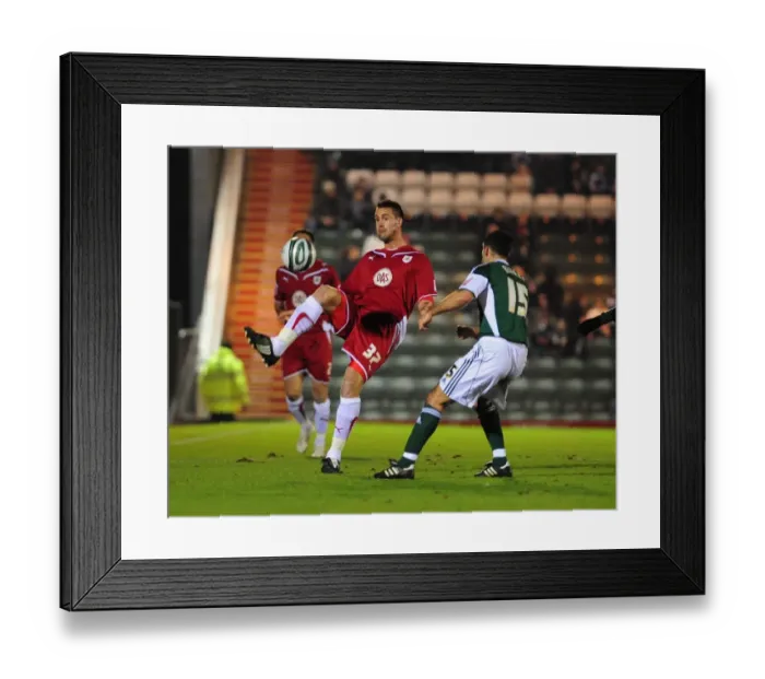 Framed Print : Bristol City's Stefan Maierhofer in Action: Championship Clash against Plymouth Argyle, March 16, 2010 Framed Print : Bristol City's Stefan Maierhofer in Action: Championship Clash against Plymouth Argyle, March 16, 2010