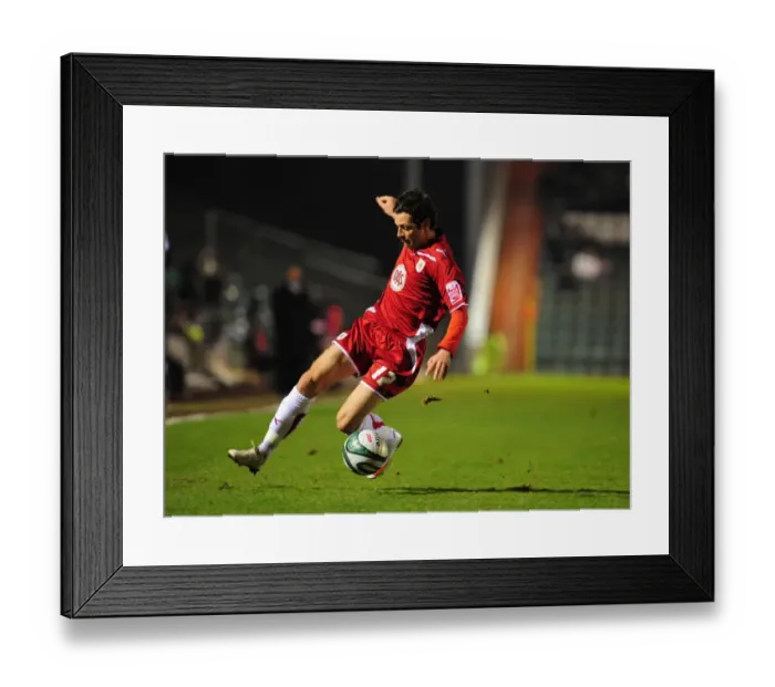 Framed Print : Bristol City's Ivan Sproule in Action against Plymouth Argyle, Championship Match, Home Park, 16-03-2010 Framed Print : Bristol City's Ivan Sproule in Action against Plymouth Argyle, Championship Match, Home Park, 16-03-2010