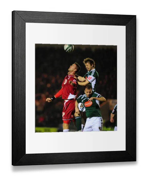 Framed Print : Aerial Showdown: Maierhofer vs Arnason, Championship Battle (Mar. 2010) - Bristol City vs Plymouth Argyle Framed Print : Aerial Showdown: Maierhofer vs Arnason, Championship Battle (Mar. 2010) - Bristol City vs Plymouth Argyle