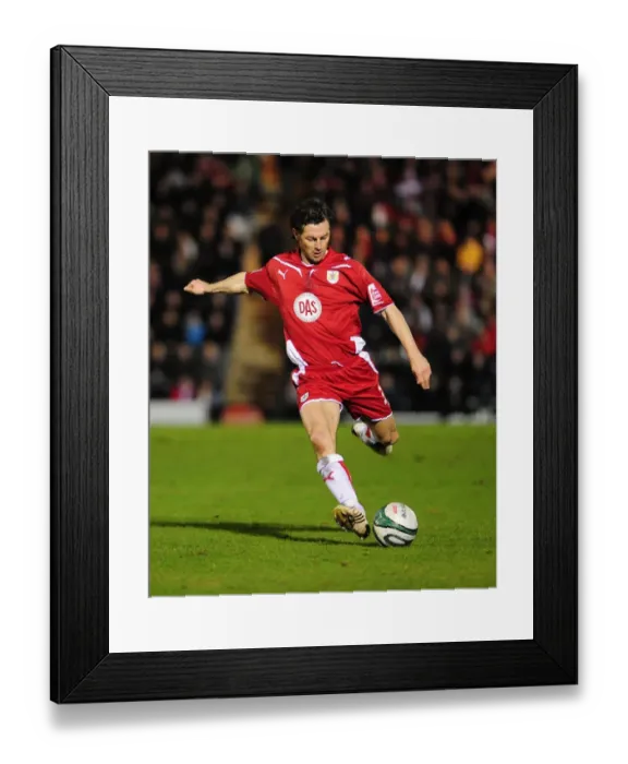 Framed Print : Bristol City's Jamie McAllister in Championship Clash Against Plymouth Argyle (16-03-2010) Framed Print : Bristol City's Jamie McAllister in Championship Clash Against Plymouth Argyle (16-03-2010)