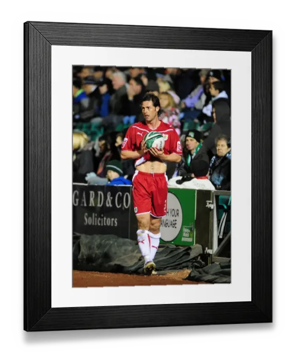 Framed Print : Jamie McAllister in Action: Championship Showdown between Bristol City and Plymouth Argyle (16th March 2010) Framed Print : Jamie McAllister in Action: Championship Showdown between Bristol City and Plymouth Argyle (16th March 2010)