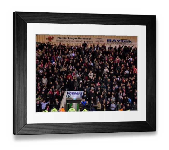 Framed Print : Bristol City Fans in Action: Championship Showdown against Plymouth Argyle (16-03-2010) Framed Print : Bristol City Fans in Action: Championship Showdown against Plymouth Argyle (16-03-2010)