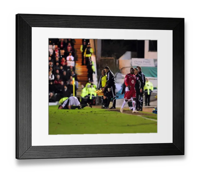 Framed Print : Bristol City's Jamal Campbell-Ryce Red-Carded in Championship Clash vs. Plymouth Argyle (16-03-2010) Framed Print : Bristol City's Jamal Campbell-Ryce Red-Carded in Championship Clash vs. Plymouth Argyle (16-03-2010)