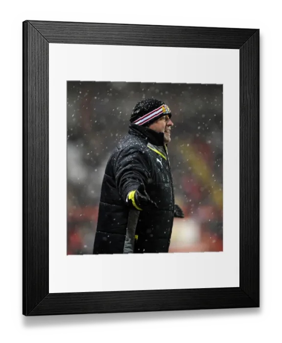 Framed Print : Gary Johnson Leads Bristol City in Championship Football, 2010 Framed Print : Gary Johnson Leads Bristol City in Championship Football, 2010
