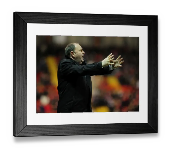 Framed Print : Gary Johnson: Bristol City Manager Leading the Championship Charge (2010) Framed Print : Gary Johnson: Bristol City Manager Leading the Championship Charge (2010)