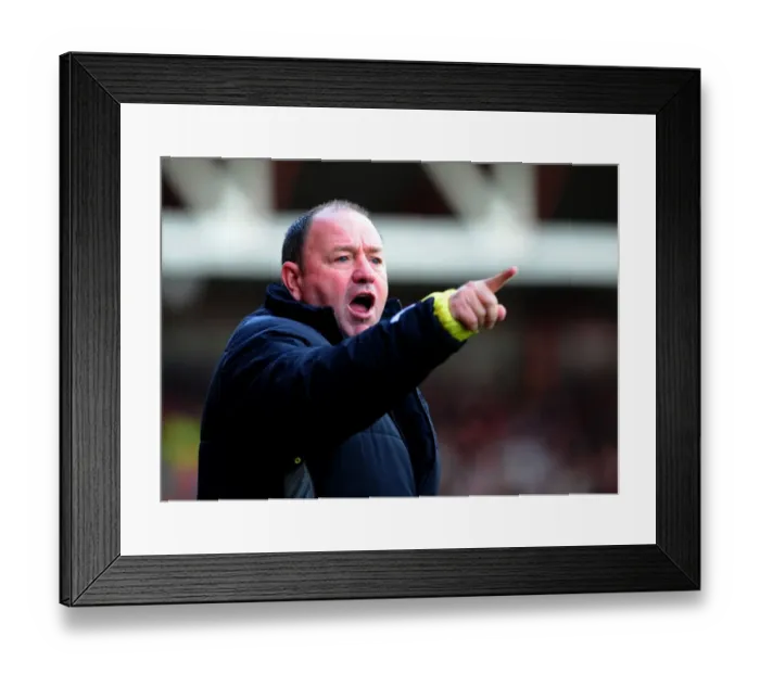 Framed Print : Gary Johnson Leads Bristol City Against Peterborough United in Championship Clash - 09 / 03 / 2010 Framed Print : Gary Johnson Leads Bristol City Against Peterborough United in Championship Clash - 09 / 03 / 2010