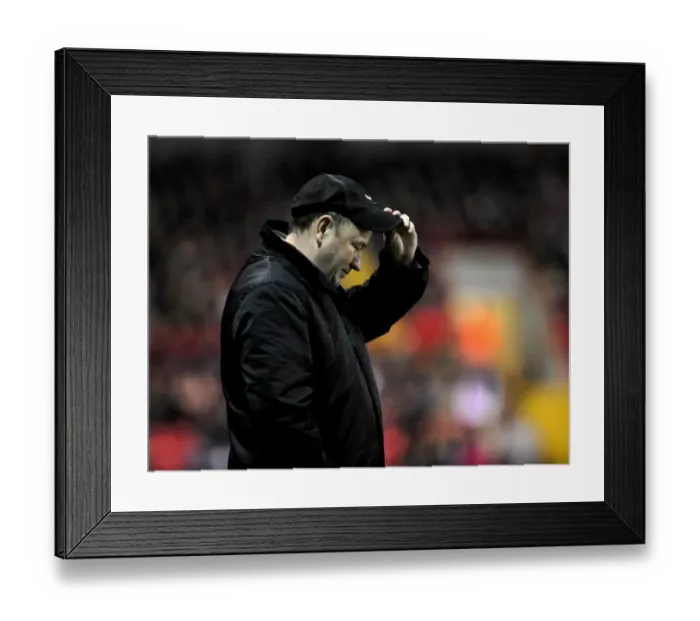 Framed Print : Bristol City Manager, Gary Johnson - - 09 / 03 / 2010 - SPORT - FOOTBALL - Championship - Bristol City