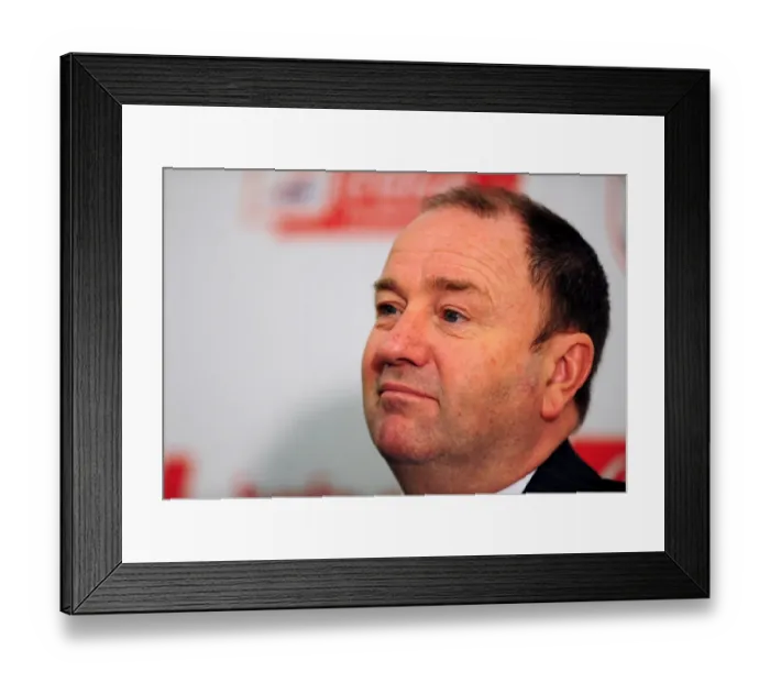 Framed Print : Gary Johnson's Farewell at Ashton Gate: A Championship Goodbye from Bristol City FC (18 March 2010)