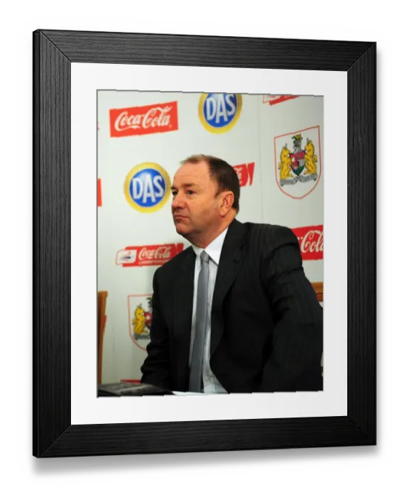 Framed Print : Gary Johnson Bids Farewell: Departure of Bristol City Manager at Ashton Gate Stadium (18 / 03 / 2010) Framed Print : Gary Johnson Bids Farewell: Departure of Bristol City Manager at Ashton Gate Stadium (18 / 03 / 2010)