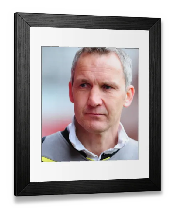 Framed Print : Keith Millen Takes Charge: Interim Manager at Ashton Gate Stadium (Bristol City FC, Championship 2010)