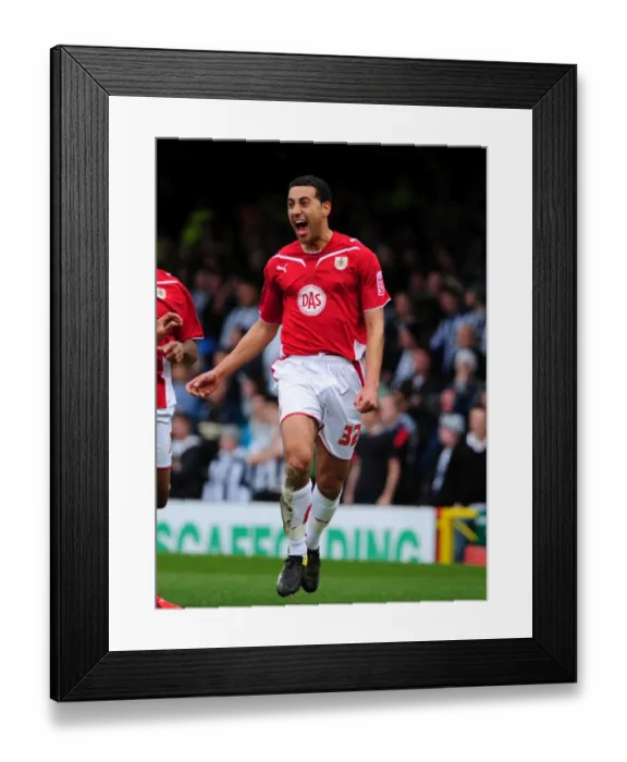 Framed Print : Thrilling Championship Opener: Lewin Nyatanga's Stunner for Bristol City Against Newcastle United (2010)