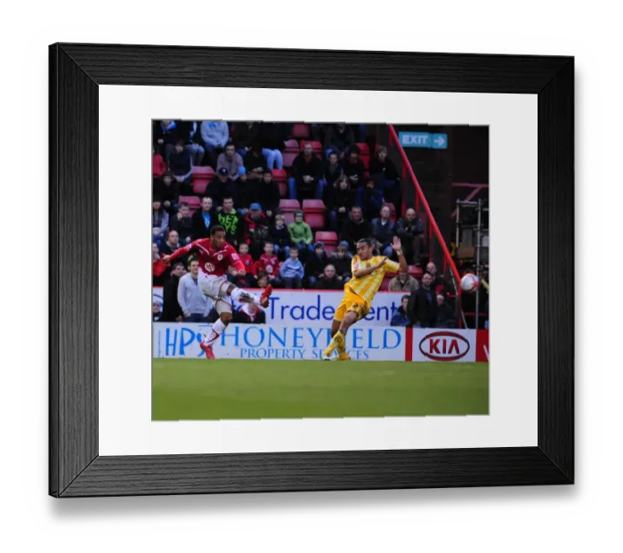 Framed Print : Nicky Maynard Scores Brilliant Second Goal: Bristol City vs. Newcastle United, Championship 2010 - Ashton Gate Stadium Framed Print : Nicky Maynard Scores Brilliant Second Goal: Bristol City vs. Newcastle United, Championship 2010 - Ashton Gate Stadium