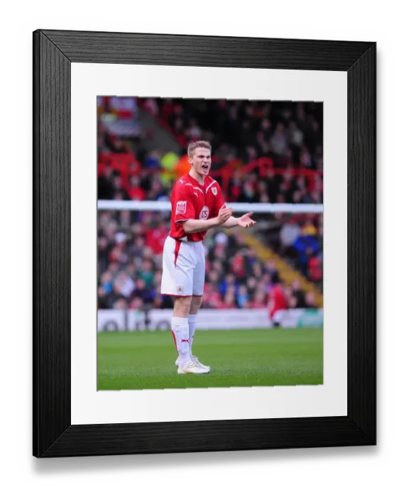 Framed Print : Christian Ribeiro in Championship Action: Bristol City vs Newcastle United at Ashton Gate Stadium (2010)
