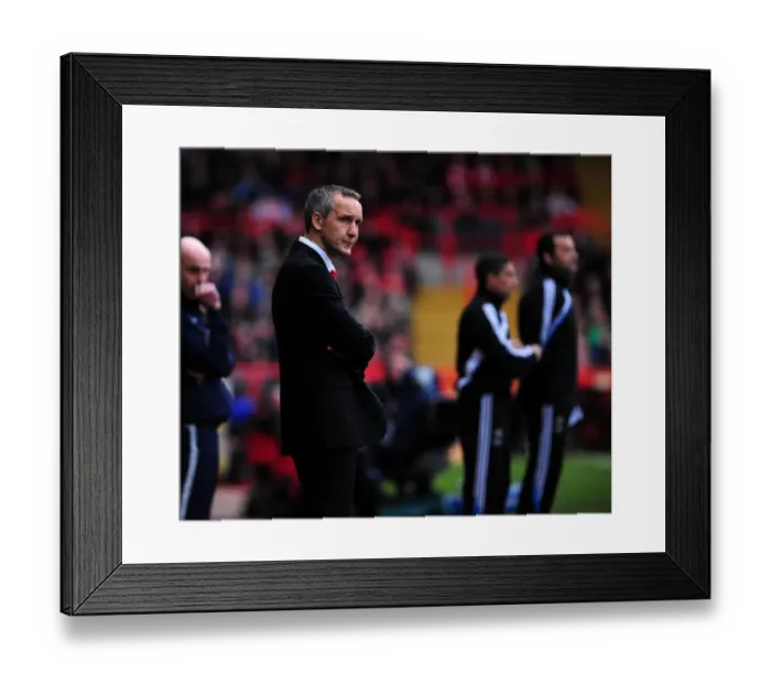 Framed Print : Keith Millen Leads Bristol City Against Newcastle United in Championship Showdown at Ashton Gate, 2010 Framed Print : Keith Millen Leads Bristol City Against Newcastle United in Championship Showdown at Ashton Gate, 2010