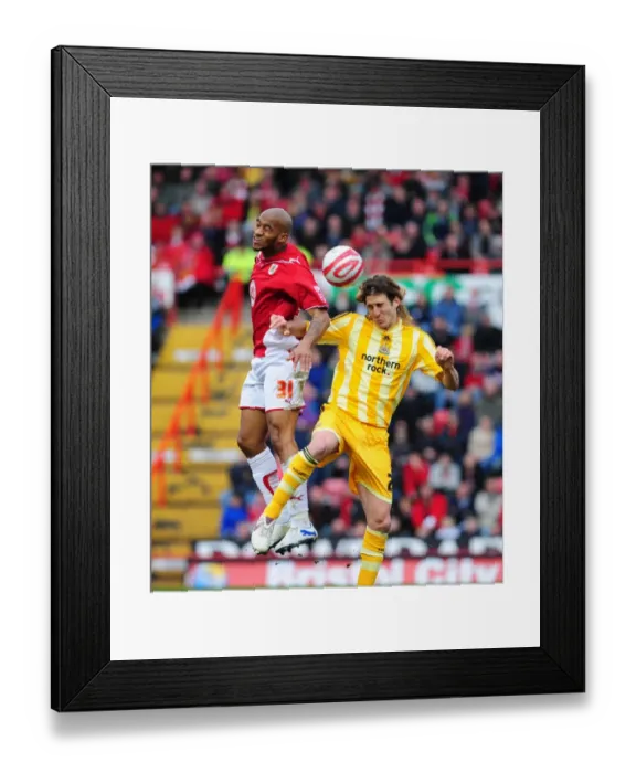 Framed Print : Clash in the Championship: Haynes vs. Coloccini - Bristol City vs. Newcastle United, 2003-10 Framed Print : Clash in the Championship: Haynes vs. Coloccini - Bristol City vs. Newcastle United, 2003-10