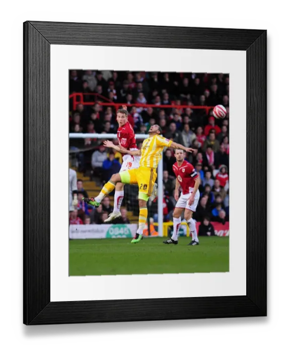 Framed Print : Clash in the Sky: Ribeiro vs. Best - Bristol City vs. Newcastle United, Championship 2003 / 10 Framed Print : Clash in the Sky: Ribeiro vs. Best - Bristol City vs. Newcastle United, Championship 2003 / 10