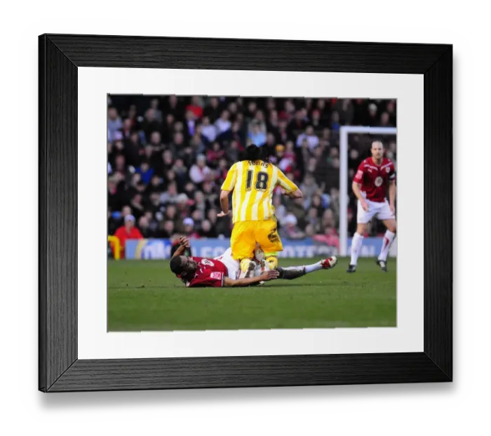 Framed Print : Championship Clash: Marvin Elliott vs. Jonas Gutierrez - A Battle for Supremacy, Ashton Gate 2010 Framed Print : Championship Clash: Marvin Elliott vs. Jonas Gutierrez - A Battle for Supremacy, Ashton Gate 2010