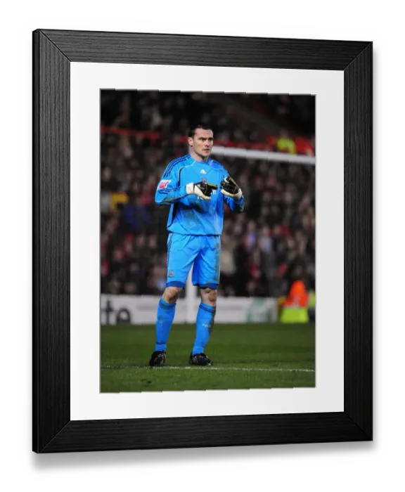 Framed Print : Steve Harper's Heroics: Championship Showdown at Ashton Gate - Bristol City vs Newcastle United, 2010