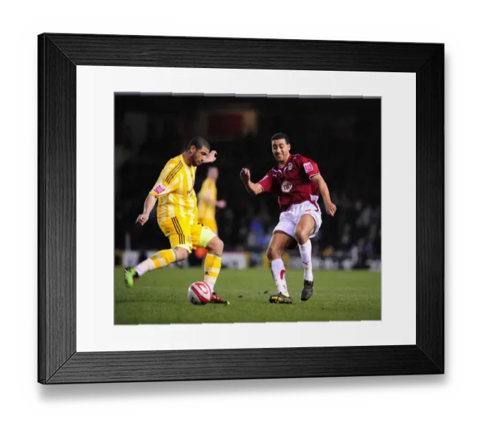 Framed Print : Battling for Championship Supremacy: Lewin Nyatanga vs. Leon Best (Bristol City vs. Newcastle United, 2010) Framed Print : Battling for Championship Supremacy: Lewin Nyatanga vs. Leon Best (Bristol City vs. Newcastle United, 2010)