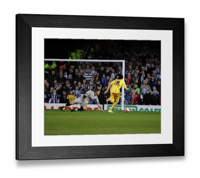 Framed Print : Jonas Gutierrez Scores Newcastle United's First Goal Against Bristol City in 2010 Championship Match Framed Print : Jonas Gutierrez Scores Newcastle United's First Goal Against Bristol City in 2010 Championship Match