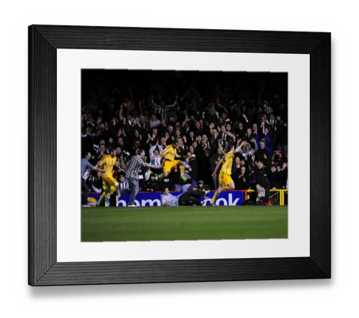 Framed Print : Thrilling Moment: Andrew Carroll's Euphoric Goal Celebration for Newcastle United at Ashton Gate Stadium, Championship Match vs. Bristol City - 2010 Framed Print : Thrilling Moment: Andrew Carroll's Euphoric Goal Celebration for Newcastle United at Ashton Gate Stadium, Championship Match vs. Bristol City - 2010