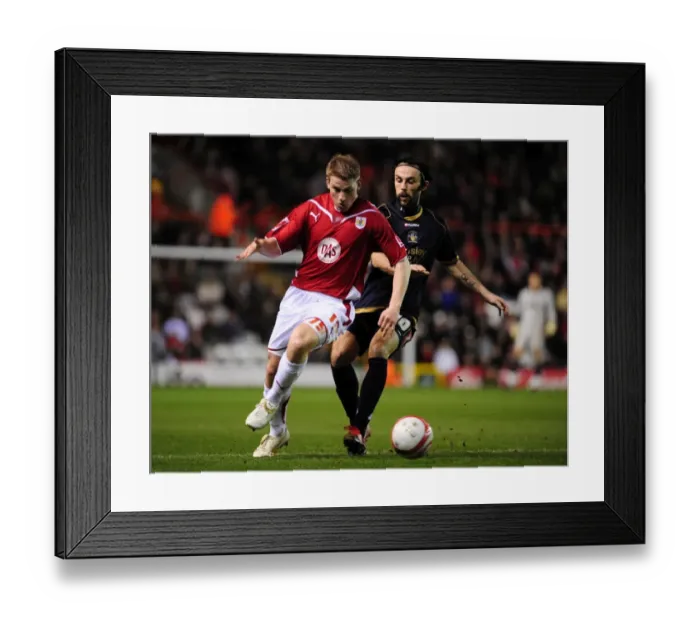 Framed Print : Intense Championship Showdown: Ribeiro vs Bogdanovic