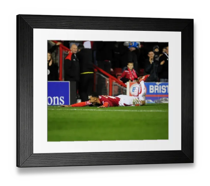 Framed Print : Thrilling Nicky Maynard Goal Celebration: Bristol City vs Barnsley (Championship, 23 / 03 / 2010) Framed Print : Thrilling Nicky Maynard Goal Celebration: Bristol City vs Barnsley (Championship, 23 / 03 / 2010)