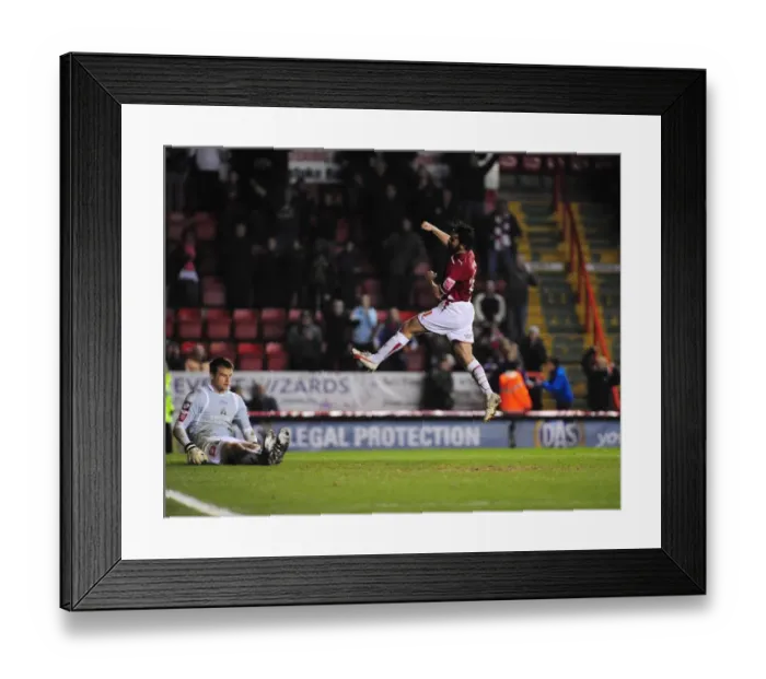 Framed Print : Bristol City's Paul Hartley Celebrates Goal Against Barnsley in Championship Match, 23 / 03 / 2010 Framed Print : Bristol City's Paul Hartley Celebrates Goal Against Barnsley in Championship Match, 23 / 03 / 2010