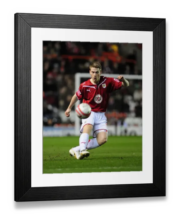 Framed Print : Christian Ribeiro in Action: Bristol City vs Barnsley, Championship Football Match (23 / 03 / 2010) - Ashton Gate Stadium Framed Print : Christian Ribeiro in Action: Bristol City vs Barnsley, Championship Football Match (23 / 03 / 2010) - Ashton Gate Stadium