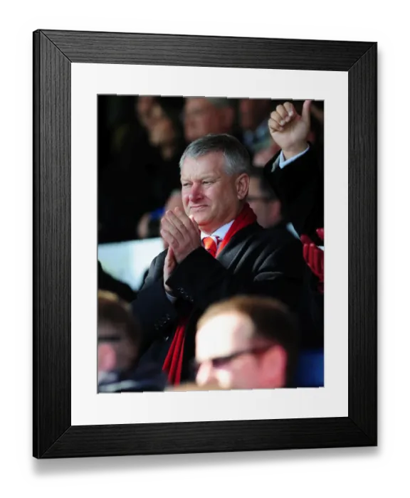 Framed Print : Chairman Lansdown's Championship Visit: Peterborough vs. Bristol City (March 2010) - Steve Lansdown at Peterborough's London Road Framed Print : Chairman Lansdown's Championship Visit: Peterborough vs. Bristol City (March 2010) - Steve Lansdown at Peterborough's London Road