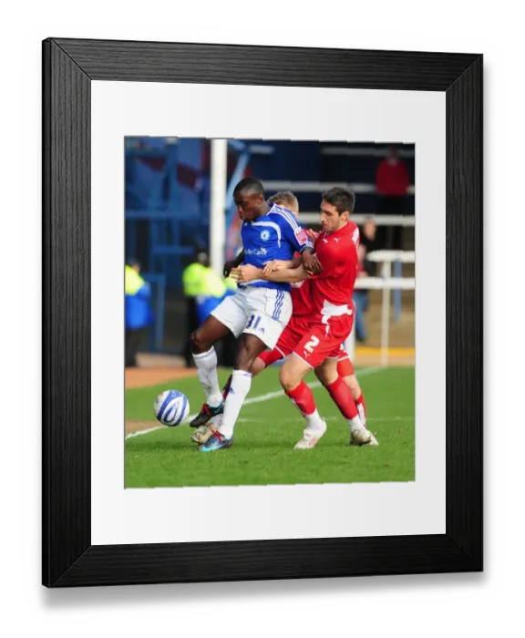 Framed Print : Bradley Orr vs. Nathan Koranteng: Intense Battle for the Ball in Peterborough v Bristol City Championship Match, 2010 Framed Print : Bradley Orr vs. Nathan Koranteng: Intense Battle for the Ball in Peterborough v Bristol City Championship Match, 2010