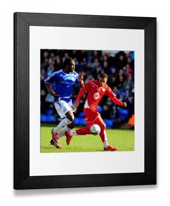 Framed Print : Battling for Championship Supremacy: Maynard vs. Geohaghon, Peterborough vs. Bristol City (2010) Framed Print : Battling for Championship Supremacy: Maynard vs. Geohaghon, Peterborough vs. Bristol City (2010)
