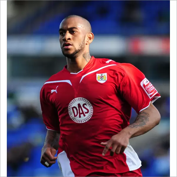 Danny Haynes of Bristol City in Action against Peterborough, Championship Match, March 2010
