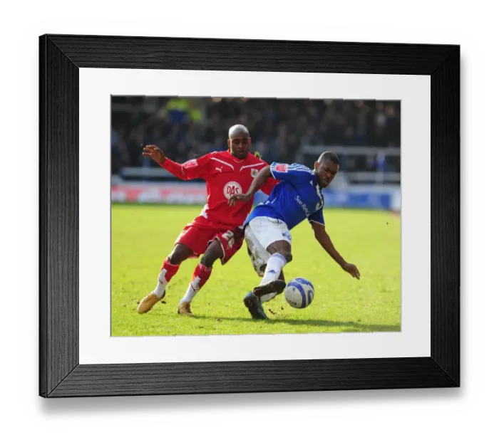 Framed Print : Championship Showdown: Jamal Campbell-Ryce vs. Kerrea Gilbert - Bristol City's Battleground Framed Print : Championship Showdown: Jamal Campbell-Ryce vs. Kerrea Gilbert - Bristol City's Battleground