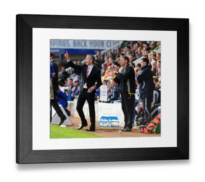 Framed Print : Keith Millen Rallies Bristol City in Championship Showdown at Peterborough, March 2010 Framed Print : Keith Millen Rallies Bristol City in Championship Showdown at Peterborough, March 2010