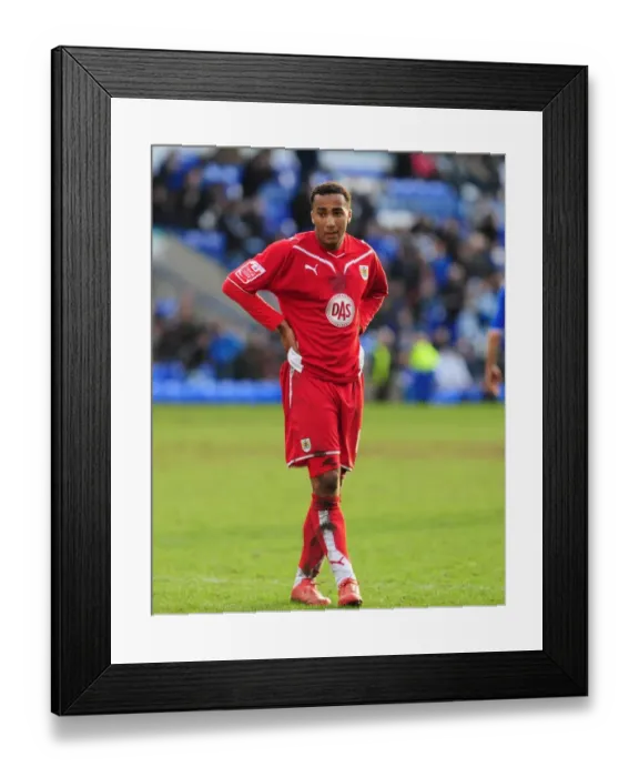 Framed Print : Nicky Maynard Strikes for Bristol City in Peterborough Championship Clash, March 2010 Framed Print : Nicky Maynard Strikes for Bristol City in Peterborough Championship Clash, March 2010