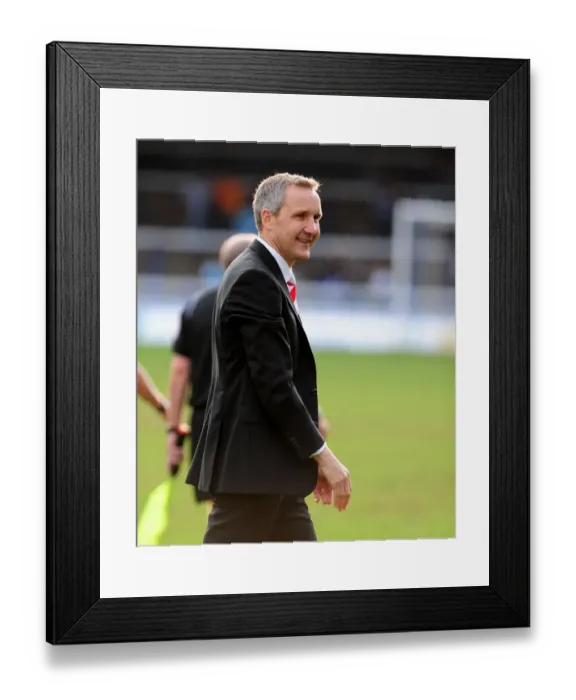 Framed Print : Keith Millen Rallies Bristol City in Championship Battle at Peterborough, March 2010 Framed Print : Keith Millen Rallies Bristol City in Championship Battle at Peterborough, March 2010