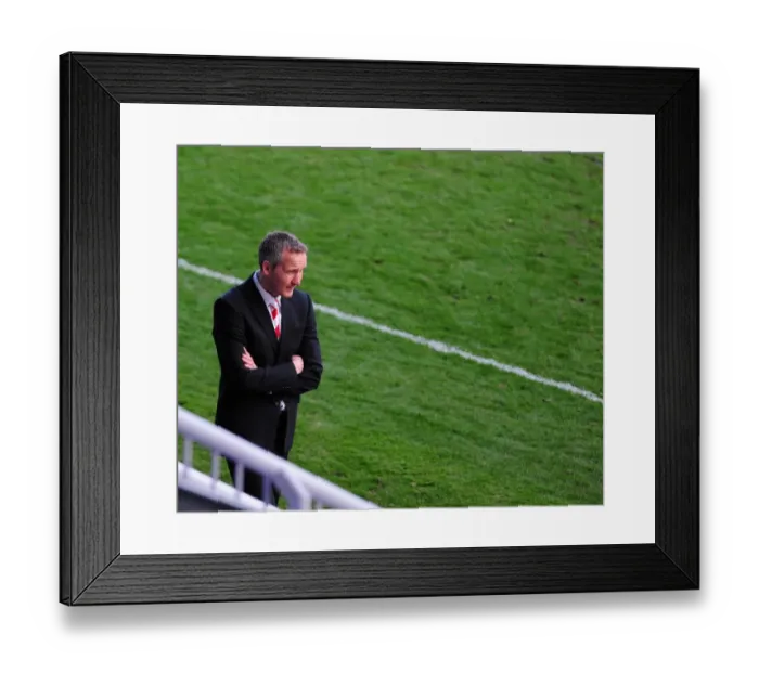 Framed Print : Keith Millen Rallies Bristol City: Championship Showdown at Peterborough, March 2010 Framed Print : Keith Millen Rallies Bristol City: Championship Showdown at Peterborough, March 2010